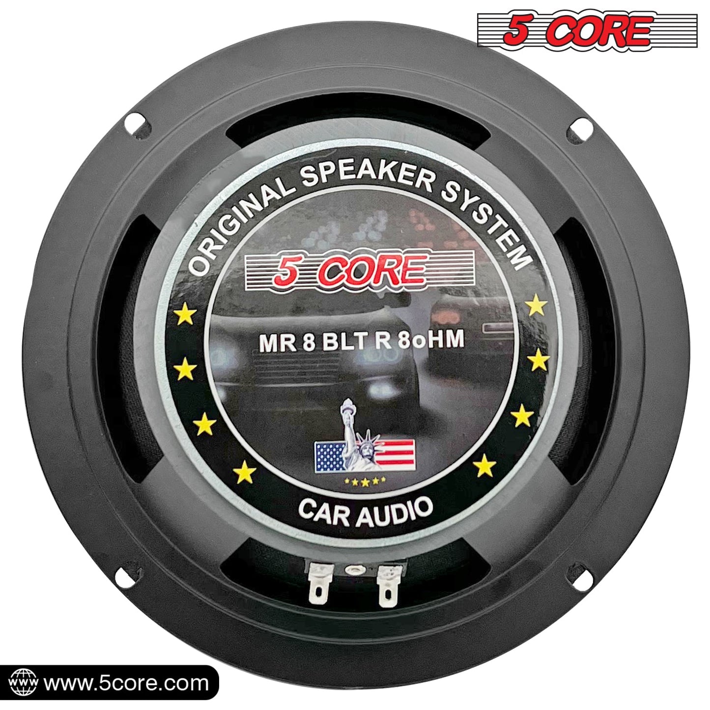 5 Core 8 Car Audio Speakers with Bullet 580 W 8 Ohm Mid-Range