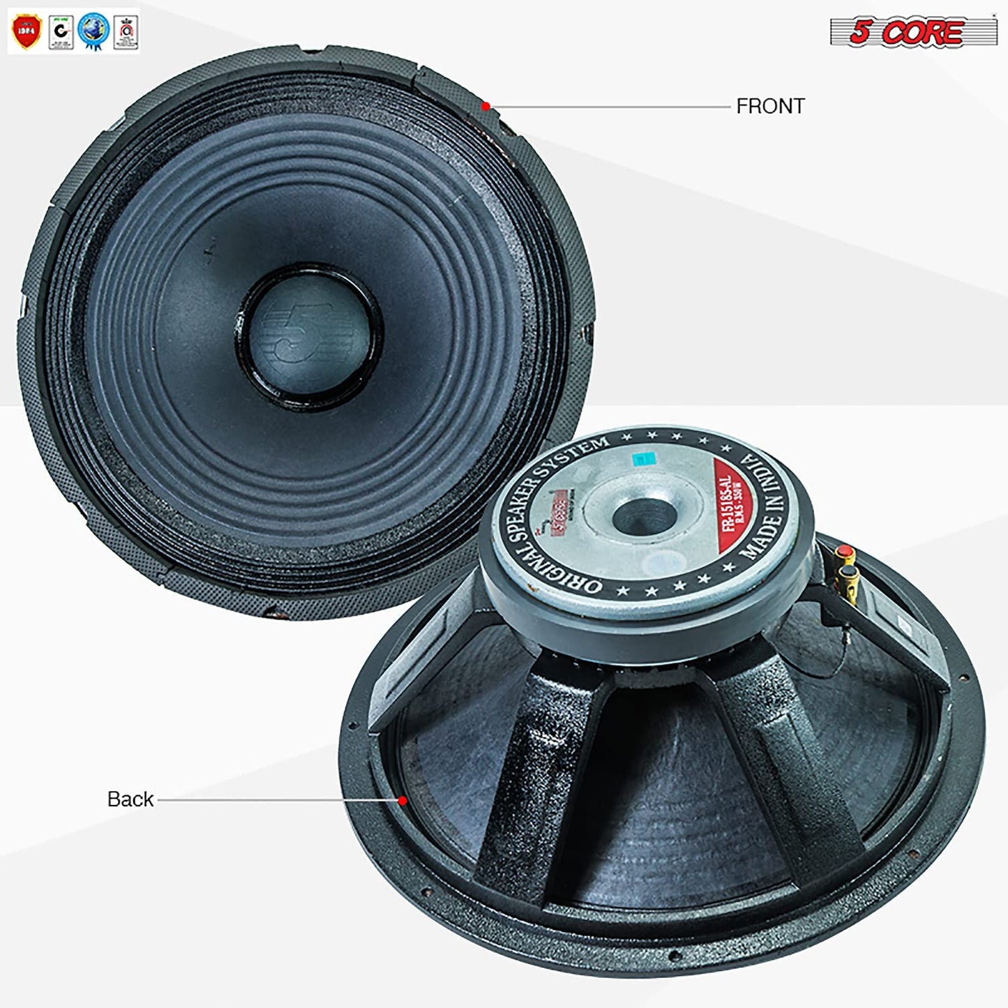 15inch 8 Ohm PA DJ Subwoofer Speaker 15-185 AL 350W