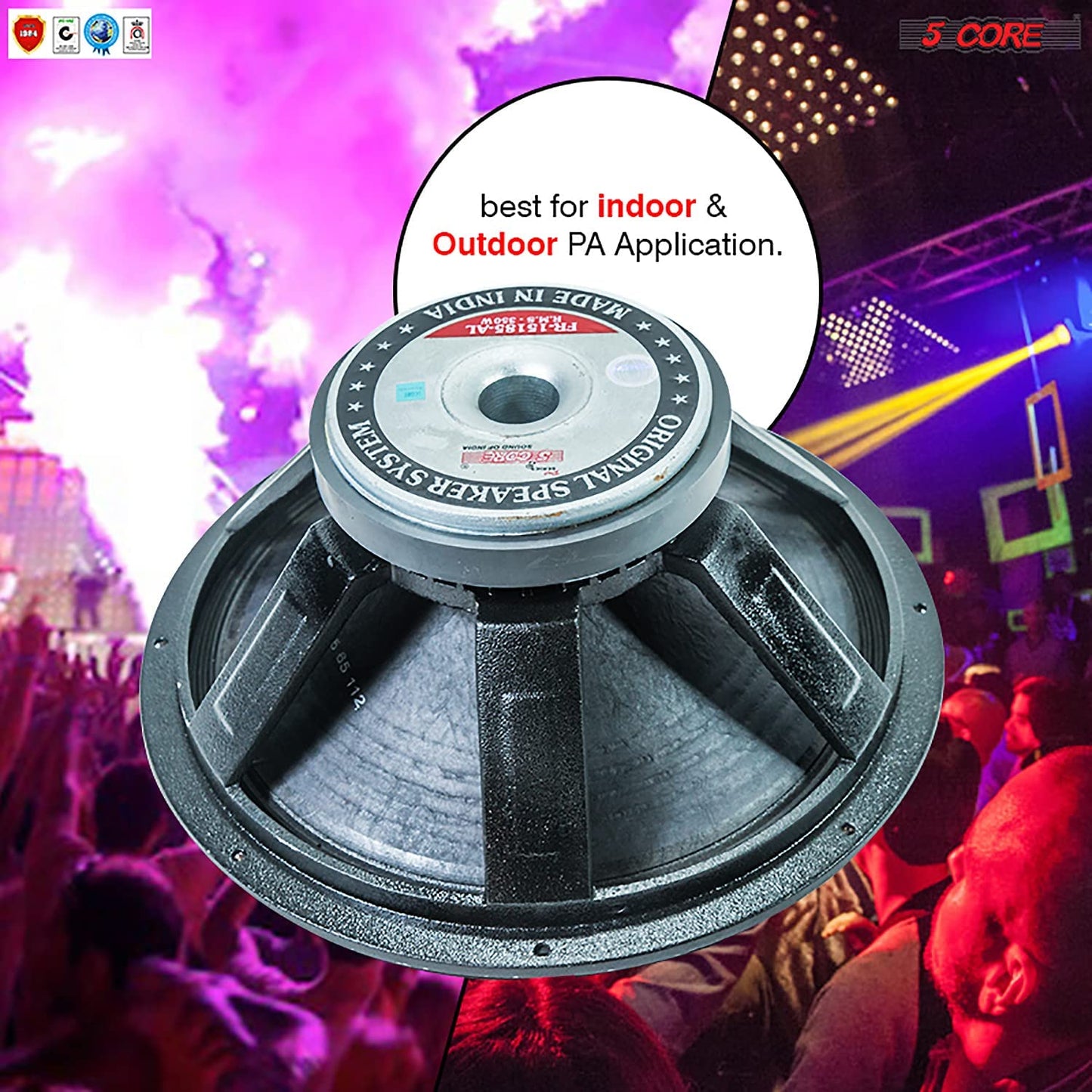 15inch 8 Ohm PA DJ Subwoofer Speaker 15-185 AL 350W