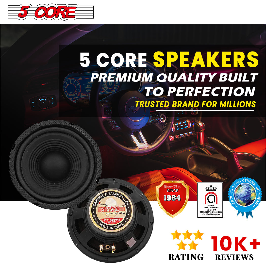 Car Mid Range Speaker - Pro 5 Inch Coaxial Pair Speaker CS-05 MR Pair