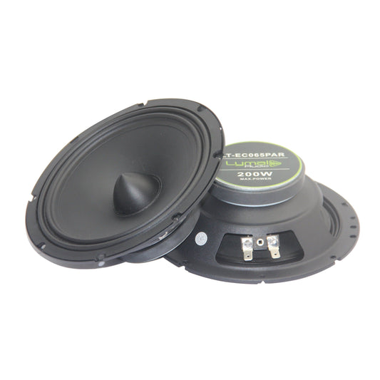 LT-ECO65PAR 6.5" Mid Car Audio Speakers with Bullet