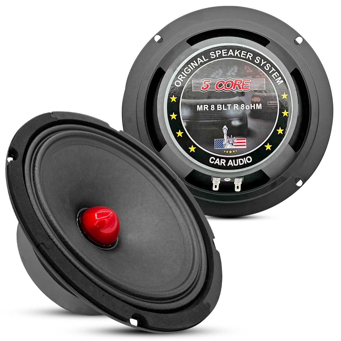 5 Core 8 Car Audio Speakers with Bullet 580 W 8 Ohm Mid-Range